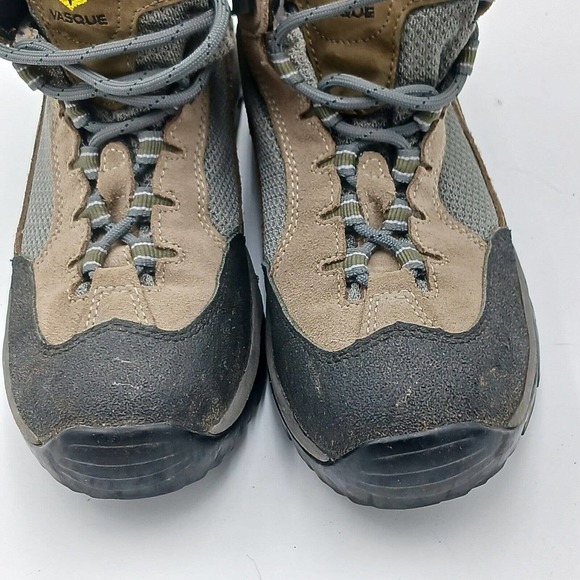 Vasque Gore-tex Vibram Ankle Hiking Boots 7433 Outdoors Camping Womens Size 8.5M - Picture 5 of 16